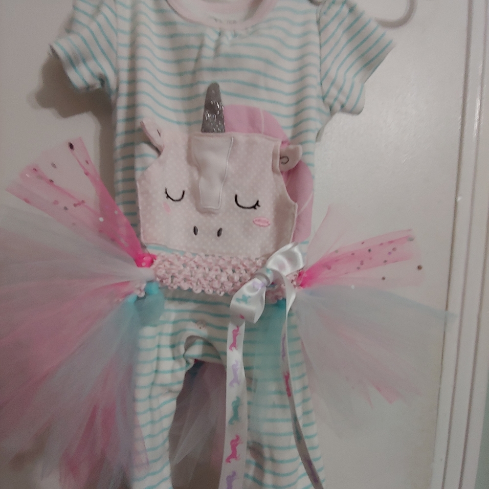Mini Unicorn 🦄 onesie Tutu set